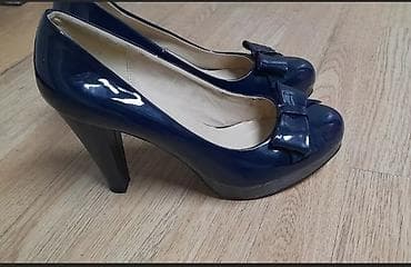 Женская обувь: Qadın ayaqqabıları və uniseks krossovkalar dəsti 1) Tünd göy lak — 1