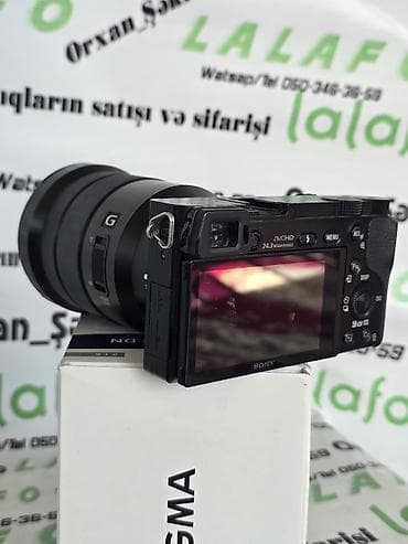 power guard: Sony Alpha A6000 güzgüsüz fotoaparat + Sony E PZ 18-105mm f/4 G OSS — 2