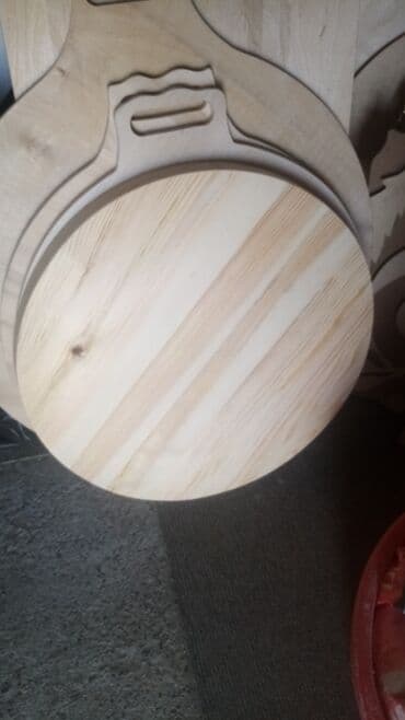 xengel yayan: Taxta kruq diametri 49sm,qalınlığı 3,5 şam ağacı xəmir yayanlar — 1