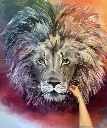 gülən qız şəkilləri çəkmək: Divar rəsimlərinin çəkilməsi🎨 Qiymət rəsmə və onun ölçüsünə uyğun — 4