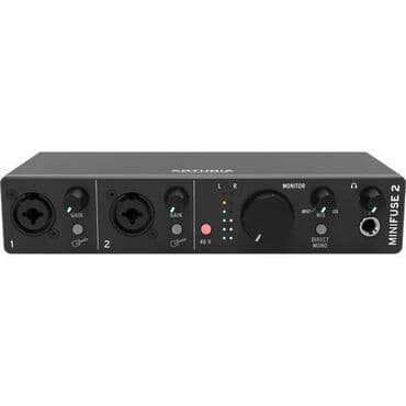 zeng zamani ses yazma: Arturia MiniFuse 2 Black ( Səs kartı, Səs kartı dəsti münasib — 2