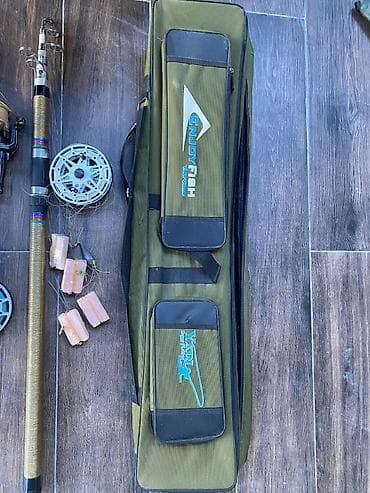 bas gitara: Balıqçılıq dəsti – teleskopik qarmaqlar və ləvazimatlar Komplektin — 2