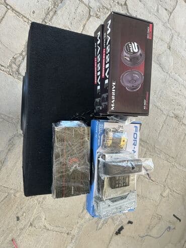 Aparatura satilir. 2 cut massive 16sm 300v 150rms herbiri kohne