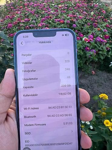 4k kamera: IPhone 13, 256 ГБ, Голубой — 3