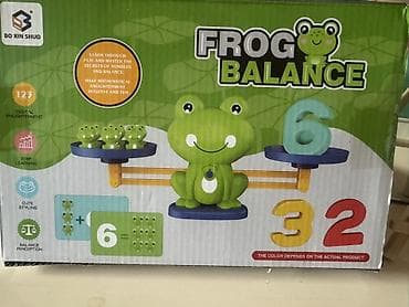 Oyuncaqlar: Frog Balance – Uşaq üçün riyazi tarazlıq oyuncağı Məzmun: - Qurbağa — 1