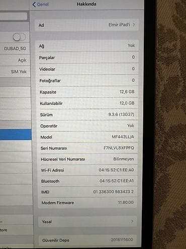 afon 7: İşlənmiş Apple iPad Mini, 7,9", < 64 GB, Ünvandan götürmə — 2