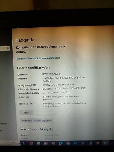 noutbuklar dell: İşlənmiş Lenovo ThinkPad, 14 ", Intel Core i5, 256 GB — 1