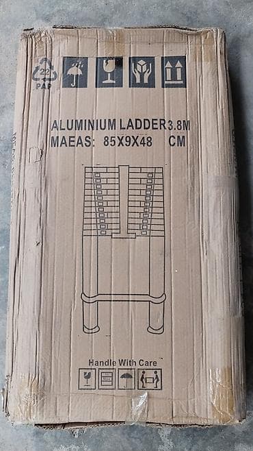 nerdivan: 3 ƏDƏD Alüminium nərdivan – teleskopik model - Maks. hündürlük: 3.8 m — 1