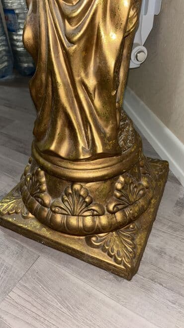 dekorativ kollar: Fiqur, Keramika, rəng - Qızılı — 13