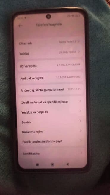 Audi: Redmi 13, 128 GB, rəng - Qara — 2