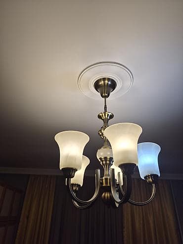 Çılçıraq, 5 lampa, Metal — 2