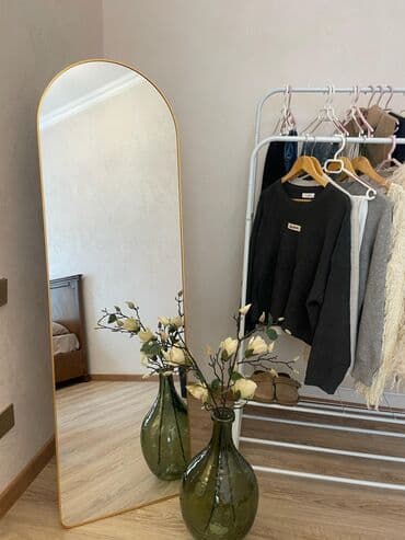 hamam ucun guzgu: Güzgü Döşəmə üstü, Düzbucaqlı, Dekorativ — 1