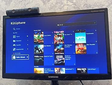 playstatio: PS4 slim 1TB az işlənmiş-təzə kimi +2 pult +20 oyun / Sistem 13.52 — 4