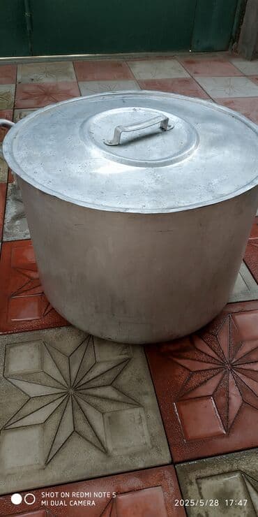emsan endirim: Qazan, rəng - Gümüşü, Alüminium — 1