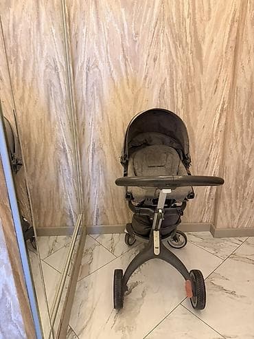 Stokke uşaq arabası – üçtəkərli, kompakt və manevrli model — 2