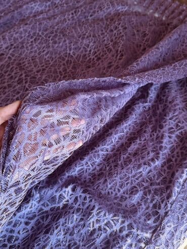 Bitkilər üçün dibçəklər: İşlənmiş, Tül, rəng - Bənövşəyi, Pulsuz çatdırılma — 2