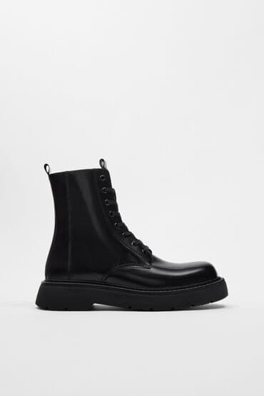 замшевые мужские ботинки: Zara Man Leached Leather Boots, EU 41. ölçüsü uyğun gəlmədiyi üçün — 3
