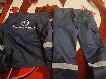 buta ev geyimləri: Məhsul: İşçi geyim dəsti - Rəng: Tünd göy - Brend/loqo: Baku Steel — 2