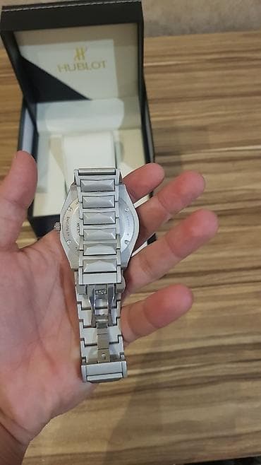 qizil sepler klonlar: Yeni, Qol saatı, Hublot, rəng - Gümüşü — 5