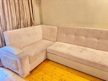 divan saloglu: Künc divan, İşlənmiş, Açılan, Bazalı, Parça — 1