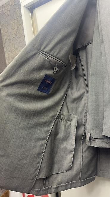 Plaşlar: Arginal Boggi Milano kişi kostyumu – boz rəng, klassik — 3