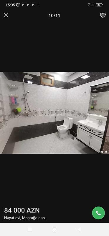 Maştağa qəsəbəsində həyət evi. - Geniş, tam yaşayış üçün nəzərdə bu — 6