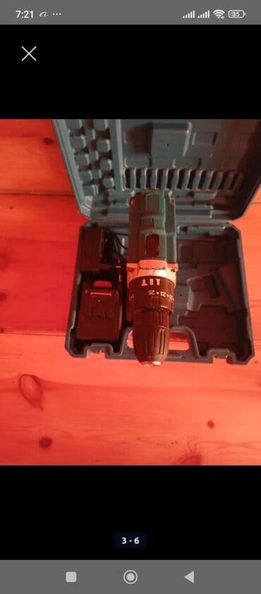 direl qiymetler: İşlənmiş Sadə drel Akkumulatorlu, Ünvandan götürmə, Kredit yoxdur — 4