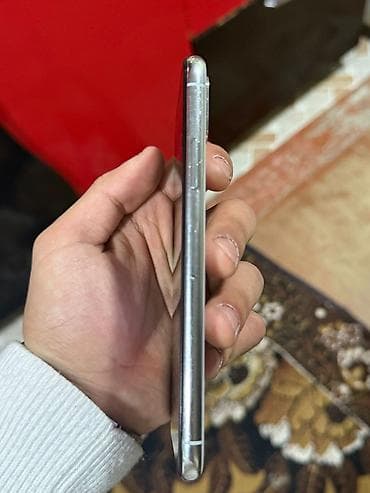 salyan ikinci el: IPhone X, 64 GB, Gümüşü, Face ID — 3