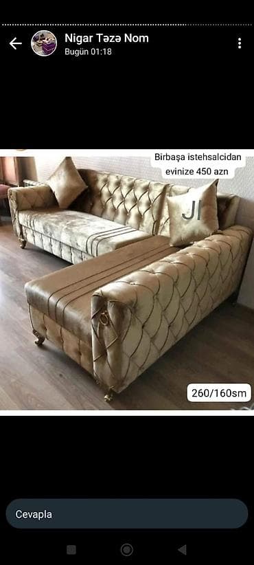 2ci əl dolab: Künc divan, Yeni — 1