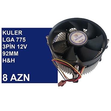 ssd har disk: Kulerlər “775 socket 12v 3/4pin” ⭐Kuler 775 socket 12v 3pin - 8 AZN — 6