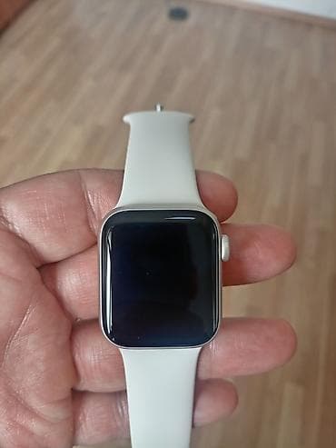 telefon saati: Ağıllı saat – ağ silikon kəmərli, kvadrat sensorlu ekranlı model — 1