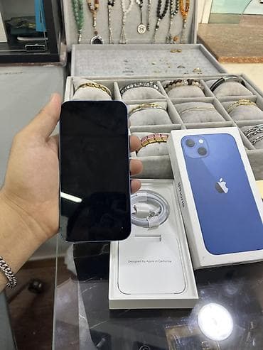 mini iphone x: IPhone 13, 128 GB, Mavi, Zəmanət, Barmaq izi, Simsiz şarj — 5