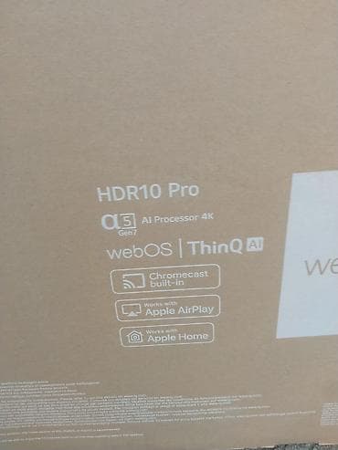 tv boc: Yeni Televizor LG 43" 4K (3840x2160) — 4