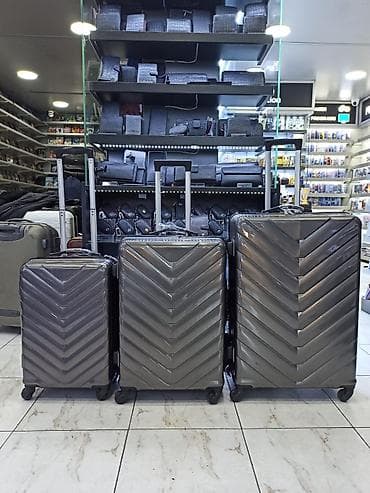 çamta: Sərt korpuslu 3-lü çamadan dəsti - Material: sərt və yüngül ABS/PC — 1