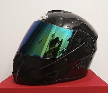 moto mator: Motosiklet dəbilqəsi, 2-ci şəkildəki açılıb-bağlanan mat Qara model — 1