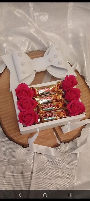 masaustu saatlar: Hədiyyə qutusu, Yeni, rəng - Mavi, Ünvandan götürmə, Ödənişli çatdırılma — 5