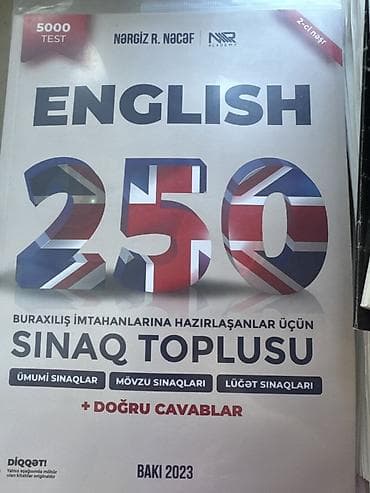 Тесты: Məhsul: “English 250 – Buraxılış imtahanlarına hazırlaşanlar üçün — 1