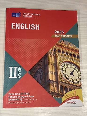 İngilis dili Testlər 11-ci sinif, DİM, 2-ci hissə lalafo.az -da İngilis dili Testlər 11-ci sinif, DİM, 2-ci hissə