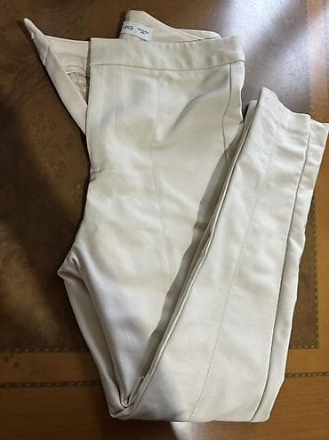mango xs: Şalvar, Mango, XS, rəng - Bej — 1