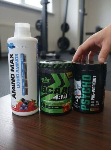 Məhsul: İdman əlavələri seti 1) Xtreme Nutrition Amino Max Liquid