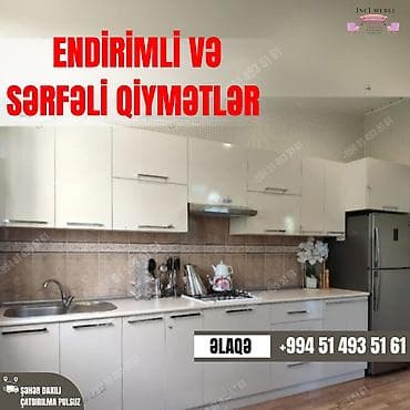 tek kravat: Mətbəx mebel dəsti – funksional və zərif dizayn - Üst və alt — 1
