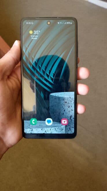 modem qiymetleri: Samsung Galaxy A52, 128 ГБ, цвет - Черный, Отпечаток пальца — 1