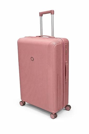 Təkərli sərt korpuslu çamadan – çəhrayı rəng Tutumu-23/25 kq - lalafo.az -da Təkərli sərt korpuslu çamadan – çəhrayı rəng Tutumu-23/25 kq -