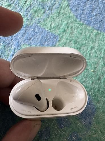 iphone nauşnik: İşlənmiş Simsiz (Bluetooth) Qulaqcıqlar, Apple, rəng - Ağ — 3