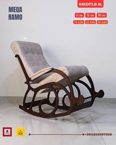 Alətlər: Yeni, Kreslo-kaçalka, Parça, Kredit var, Şəhərdaxili pulsuz çatdırılma — 2