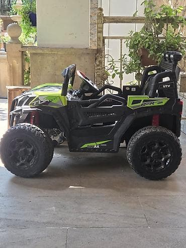 4 təkərli ateme: Uşaqlar üçün elektrikli UTV tipli iki nəfərlik minik maşını - Model — 2