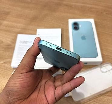 i̇pona: IPhone 16, 128 GB, Zəmanət, Simsiz şarj, Face ID — 5