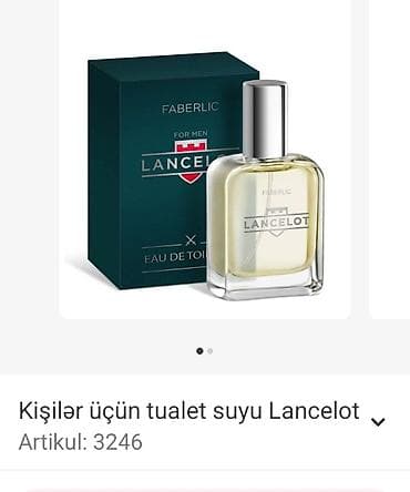 plaşlar kişi: Faberlic Lancelot – kişilər üçün tualet suyu Artikul: 3246 - Brend — 1
