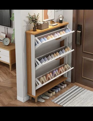 ayaqqabı dolabı ucuz: Yeni, Açılan, 3 qapılı Düz dolab, Ayaqqabı dolabı, Çin — 5