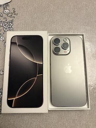 IPhone 16 Pro, 128 GB, Gümüşü, Face ID — 1